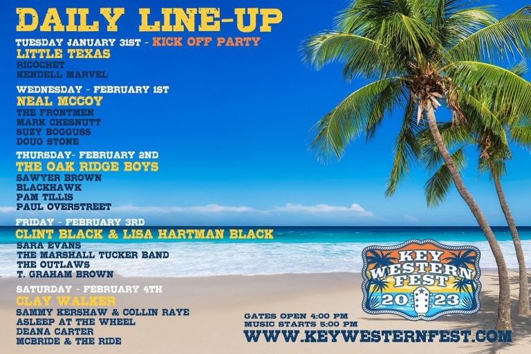 2023 Key West Music Festival Calendar Southernmost Beach Resort